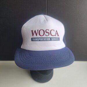 Retro WOSCA Transportation Services Mesh Trucker Hat